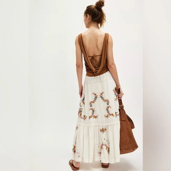 NWT Free People Paradiso Maxi Skirt - Picture 2 of 4
